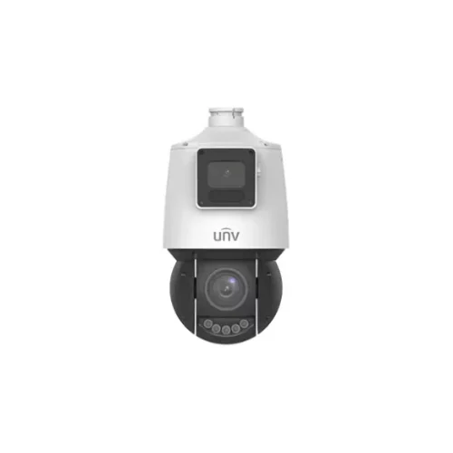 Cámara PTZ de red LightHunter MultiView IR de 4MP+4MP con zoom óptico de 25X Uniview