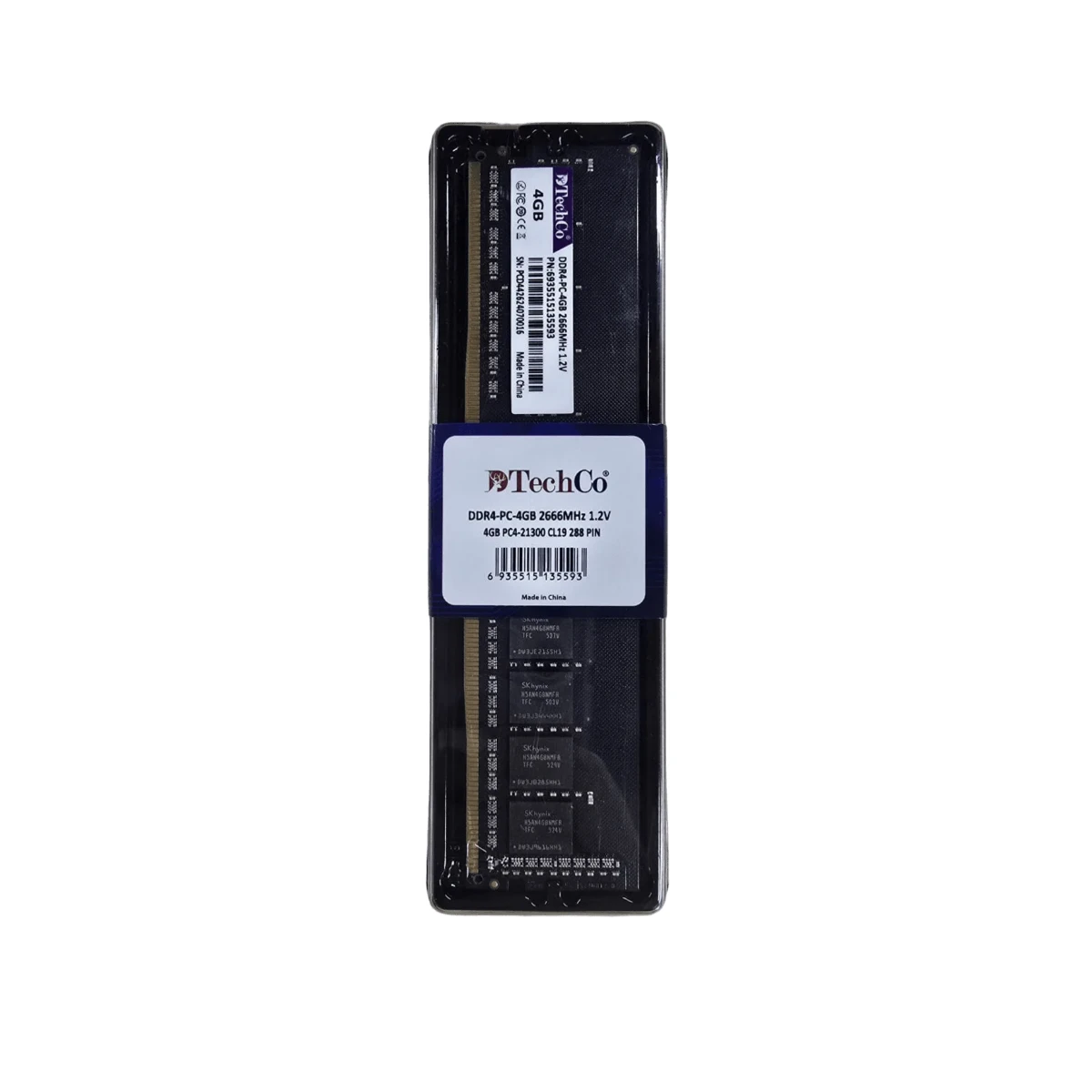 Memoria RAM DTECHCO DDR4 4GB 3200Mhz 1.2V Escritorio