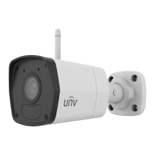 Cámara IP tipo bala 2 MP lente 2.8 mm Wi-Fi Uniview IPC2122LB-AF28WK-G