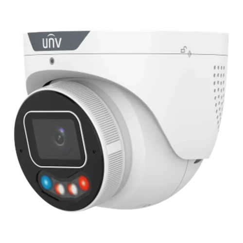 Cámara IP torreta 4 MP lente 2.8 mm doble luz con alerta Uniview IPC3634SE-ADF28KMC-WP-I1