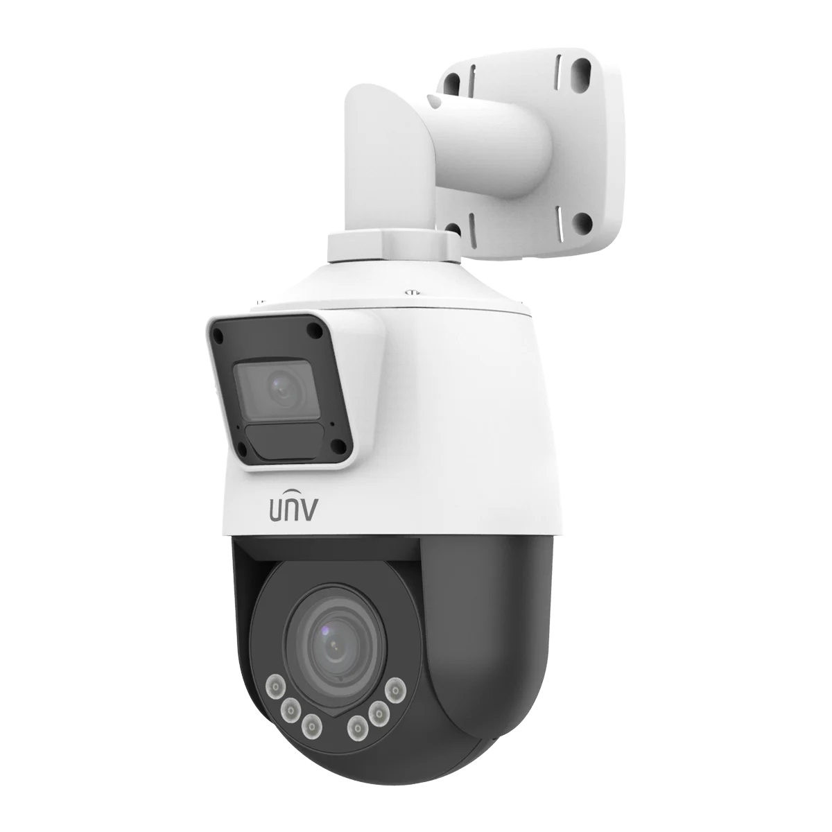 Cámara IP multisensor panorámica 2 MP lente 2.8–12 mm con PTZ Uniview IPC9312LFW-AF28-2X4