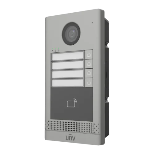 Videoportero IP para 4 apartamentos Uniview OEU-202S-HMK4