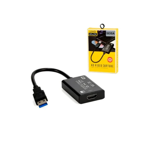 Capturadora de video HD USB a HDMI UHD 4K x 2K 1080p