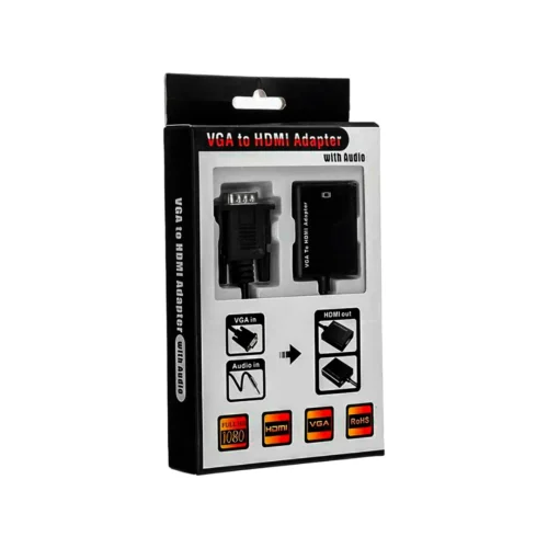 Convertidor de video VGA a HDMI con audio – Full HD 1080p
