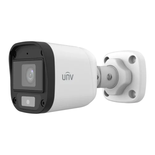 Cámara analógica tipo bala 5 MP lente 2.8 mm ColorHunter Uniview UAC-B115-AF28-W