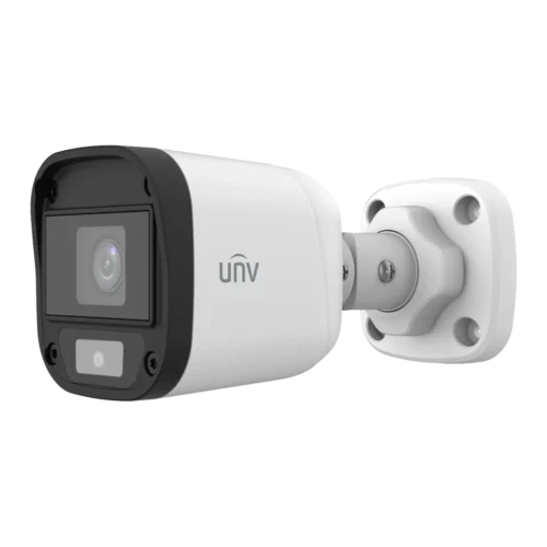 Cámara analógica tipo bala 5 MP lente 2.8 mm ColorHunter Uniview UAC-B115-F28-W