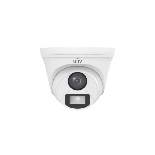 Cámara analógica tipo torreta fija ColourHunter de 2 MP con luz cálida Uniview