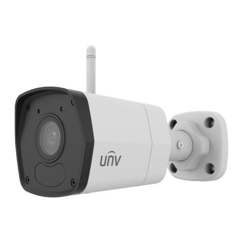 Cámara IP tipo bala 2 MP lente 2.8 mm Wi-Fi Uniview IPC2122LB-AF28WK-G