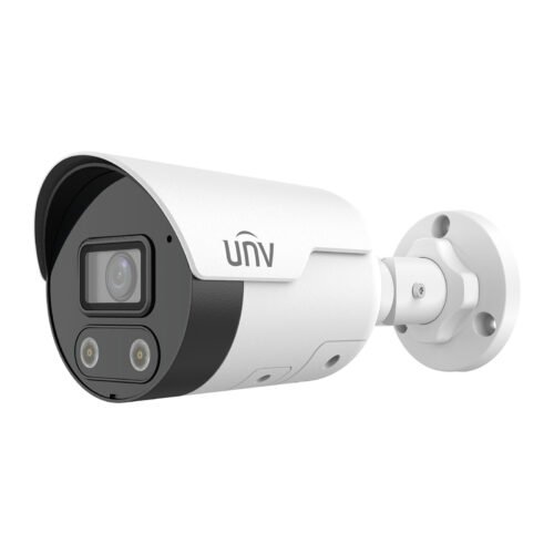 Cámara IP tipo bala 4 MP lente 2.8 mm Tri-Guard Uniview IPC2124SB-ADF28KMC-I0