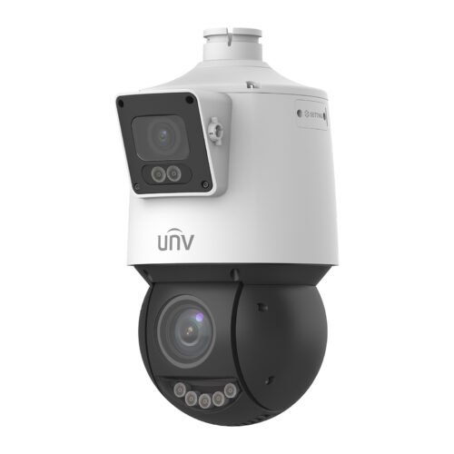 Cámara IP multisensor panorámica 4 MP con PTZ zoom 25x ColorHunter Uniview IPC94144SFW-X25-F40C