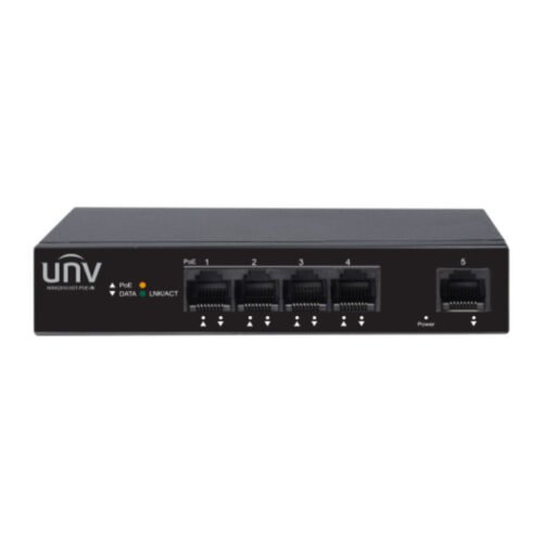 Switch PoE gigabit de 5 puertos Uniview NSW2010-5GT-POE-IN