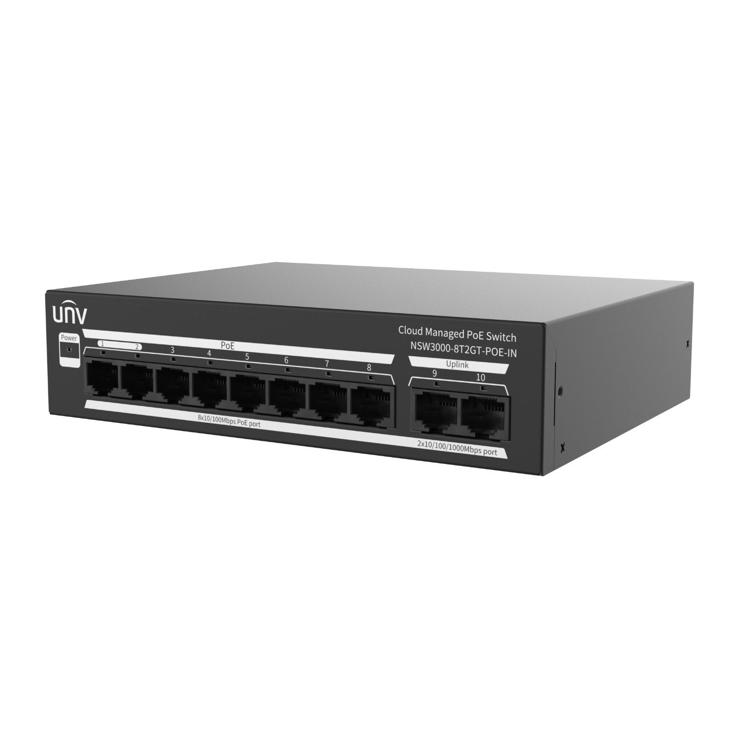 Switch PoE Uniview NSW3000-8T2GT-POE-IN