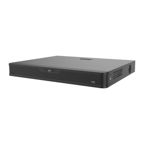Grabador de vídeo en red de 1U con 2 discos duros, 8 canales y 8 puertos PoE Uniview NVR302-08B-P8-IQ