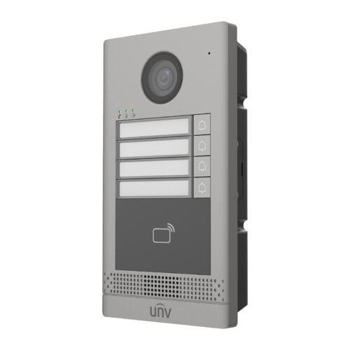 Videoportero IP para 4 apartamentos Uniview OEU-202S-HMK4