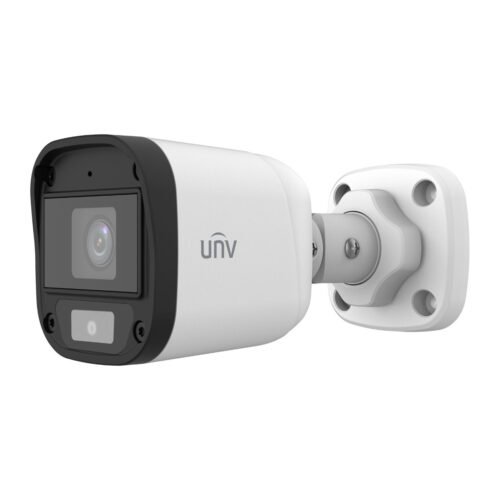 Cámara analógica tipo bala ColorHunter de 2 MP con luz cálida fija Uniview UAC-B112-AF28-W