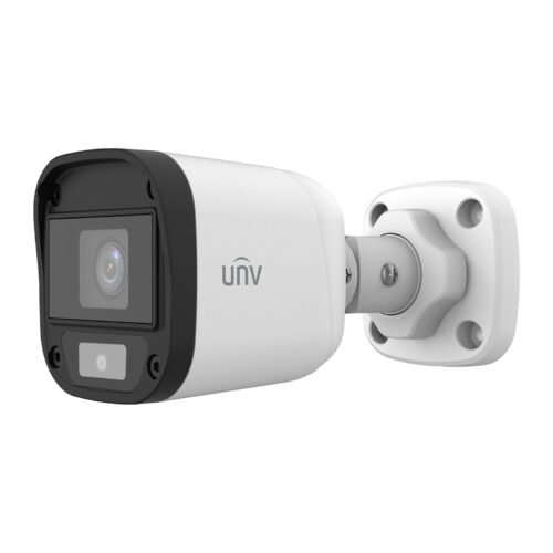 Cámara analógica tipo bala 5 MP lente 2.8 mm ColorHunter Uniview UAC-B115-F28-W