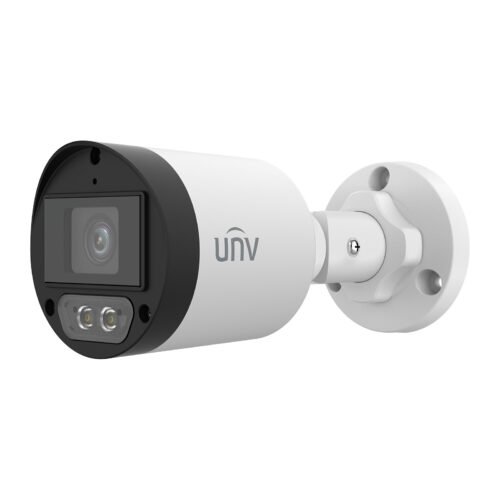 Cámara analógica tipo bala 2 MP lente 2.8 mm ColorHunter Uniview UAC-B122-AF28M-W