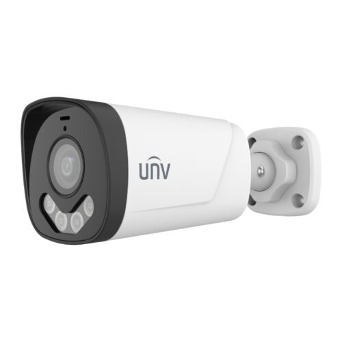 Cámara analógica tipo bala ColorHunter de 5 MP con doble iluminación y fija Uniview UAC-B145-AF28LM-DL