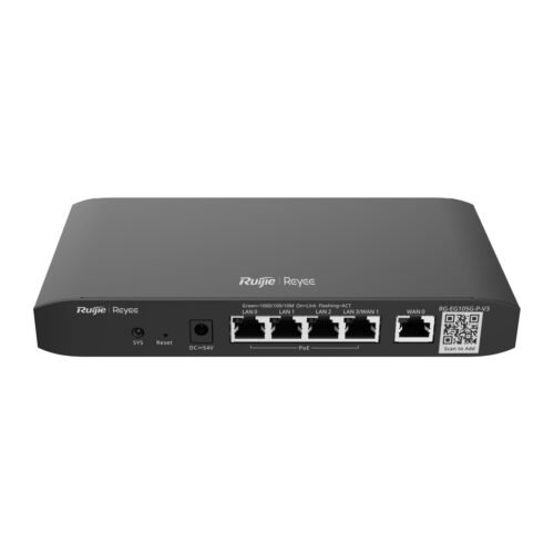 Router Gigabit PoE de 5 puertos con gestión desde la nube Reyee RG-EG105G-P-V3