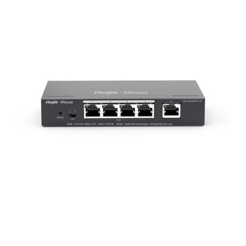 Switch Gigabit PoE inteligente de 5 puertos Reyee RG-ES205GC-P