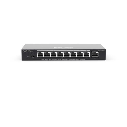 Switch Gigabit PoE inteligente de 9 puertos Reyee RG-ES209GC-P